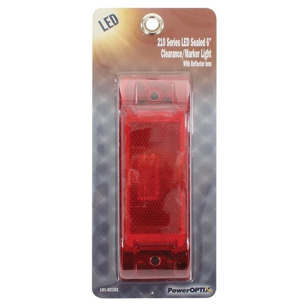 Light LED 210 Series Red, Poweroptix, Mfr#: 101-02102